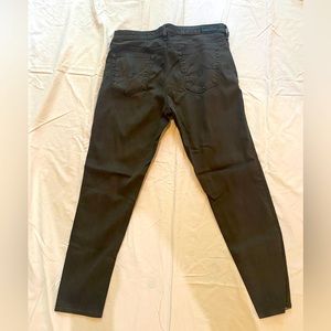 AG brown waxed canvas jeans, 31